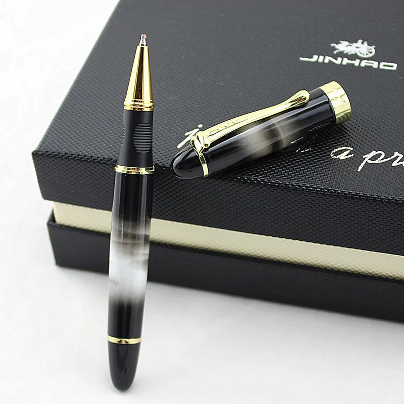 JINHAO X450 Роскошная металлическая шариковая ручка с 0 7 мм черными чернилами