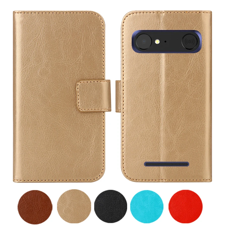 

Leather Case For Doro 8035 5" Flip Cover Wallet Coque Doro 8035 2018 Phone Cases Fundas Etui Bags Retro Magnetic Fashion