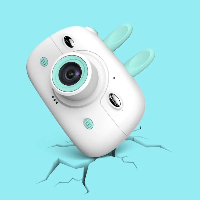 18MP 2,4 дюймов детская мини-камера с цифровым двойным объективом HD камера для фото-видео TF карта Поддержка маленьких зеркальных фотокамер подарки для детей на день рождения