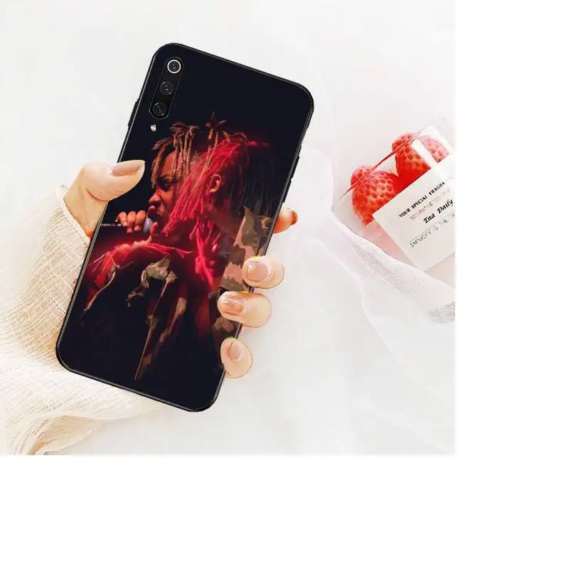 

Juice WRLD Phone Case For Redmi 9A 8A 7 6 6A Note 9 8 8T Pro Max Redmi 9 K20 K30 Pro Black Silicone Soft TPU Case
