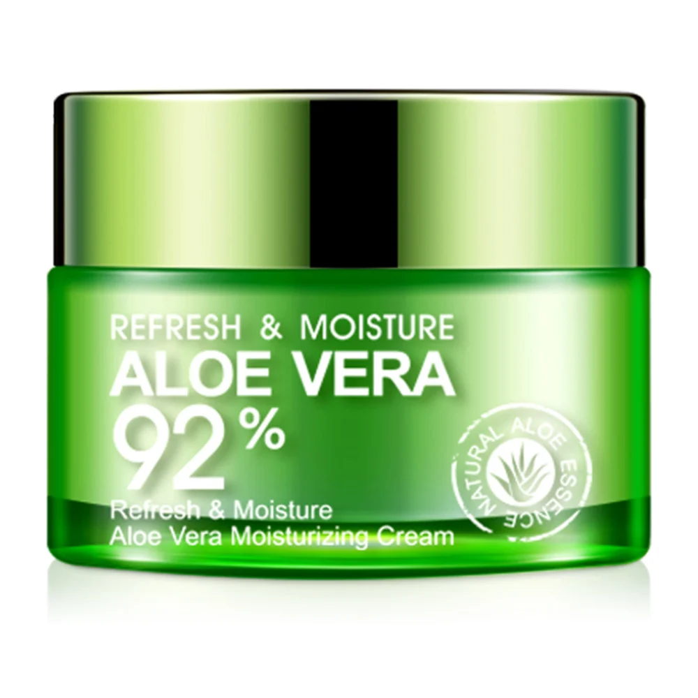 Алоэ вера гель эссенция крем для лица 50 г увлажняющий отбеливающий лечение