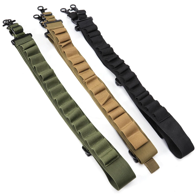 

Тактический строп для ружья, одноточечный двухточечный строп для сверхпрочной винтовки для страйкбола, Военный нейлоновый аксессуары для ...