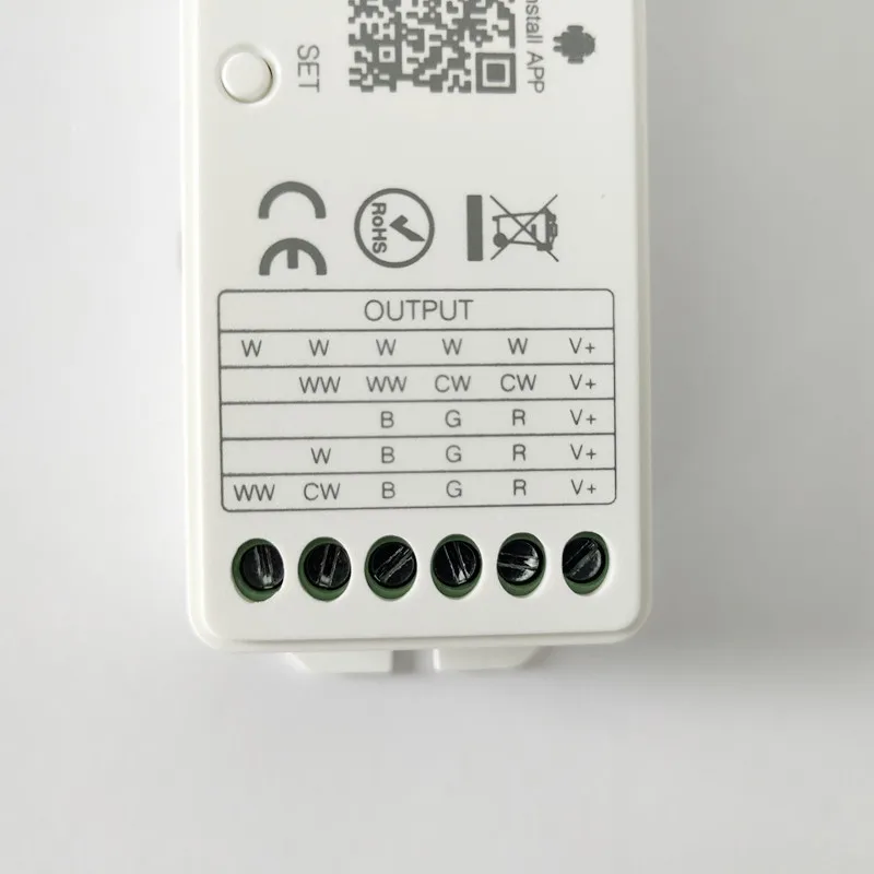 Новинка 10 шт. MiBoxert WL5 5 в 1 Wi Fi светодиодный контроллер 2 4G для одного цвета CCT RGB RGBW +