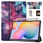 2020 чехол для samsung galaxy tab S6 Lite SM-P610P615T860T865, чехол для планшета samsung galaxy tab S6, Чехол + пленка + ручка