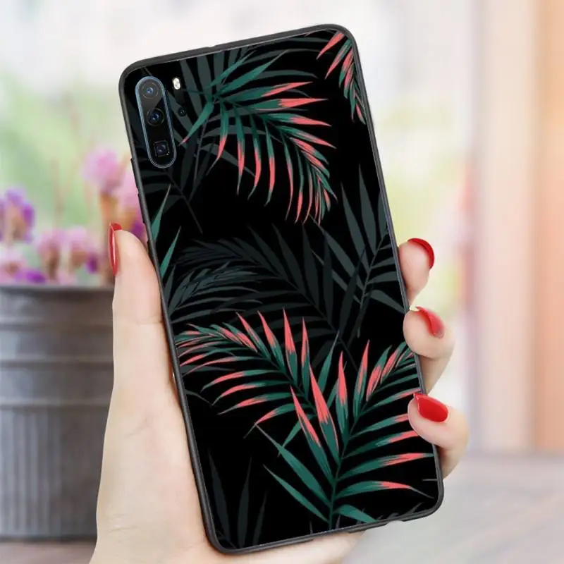 

Tropical green plant banana leaf leaves Phone Case For Huawei honor Mate P 10 20 30 40 i 9 8 pro x Lite smart 2019 nova 5t