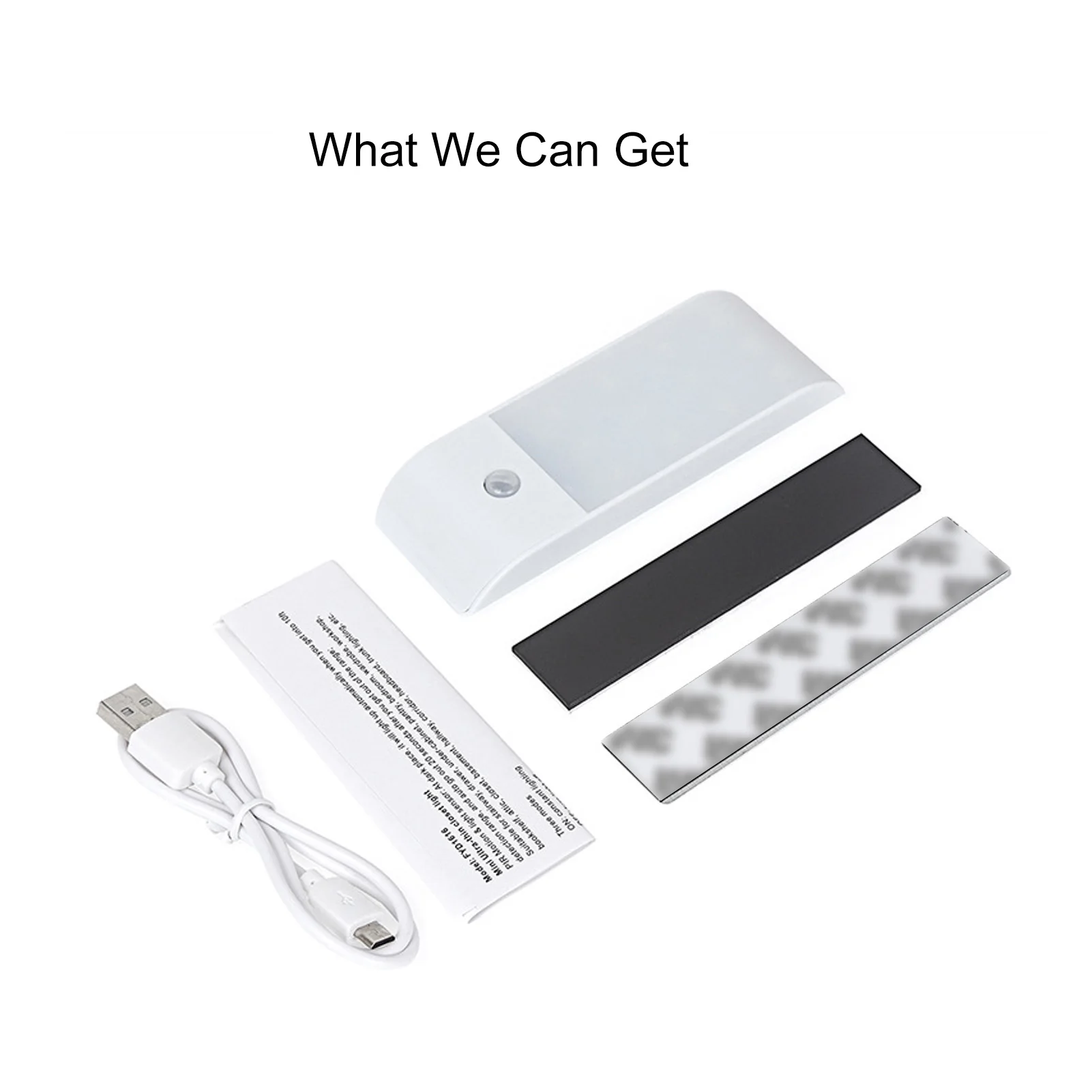 

2 Lighting Modes 12 LEDs Cabinet Lamp PIR Motion S-ensor Light Control USB C-harging M-agnetic Base Living Room Bedroom Cupboard