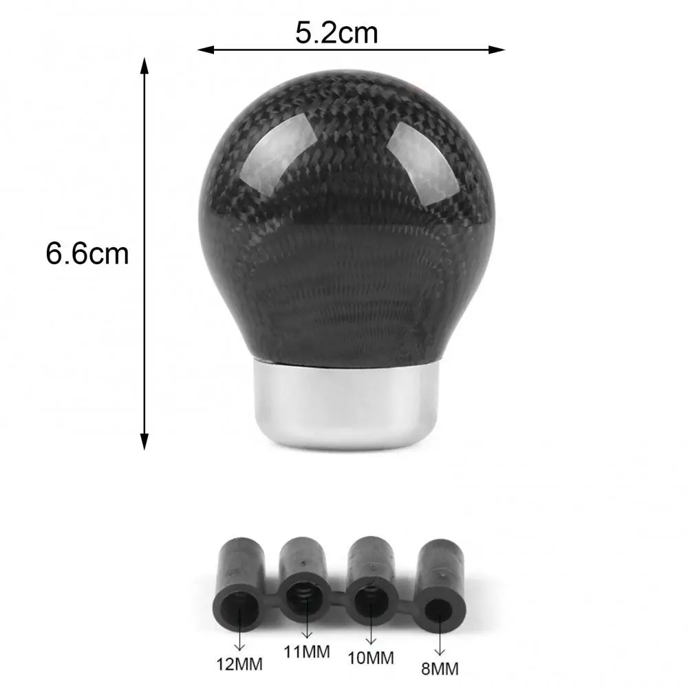 Универсальная круглая ручка переключения передач из углеродного волокна