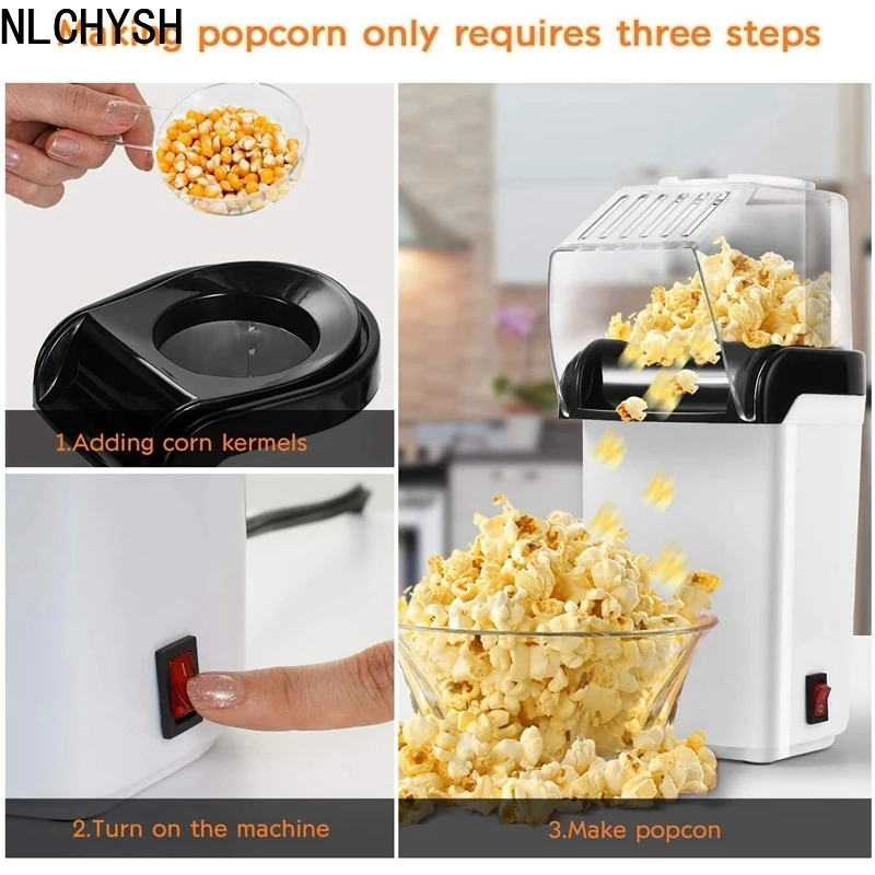 

Oil-free air corn machine, electric hot air corn machine popcorn machine-1200W