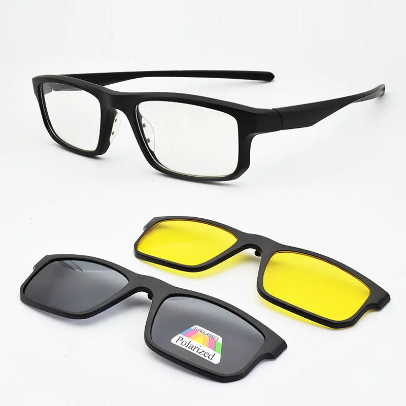 Мужская оправа для очков в спортивном стиле с магнитной застежкой ультра