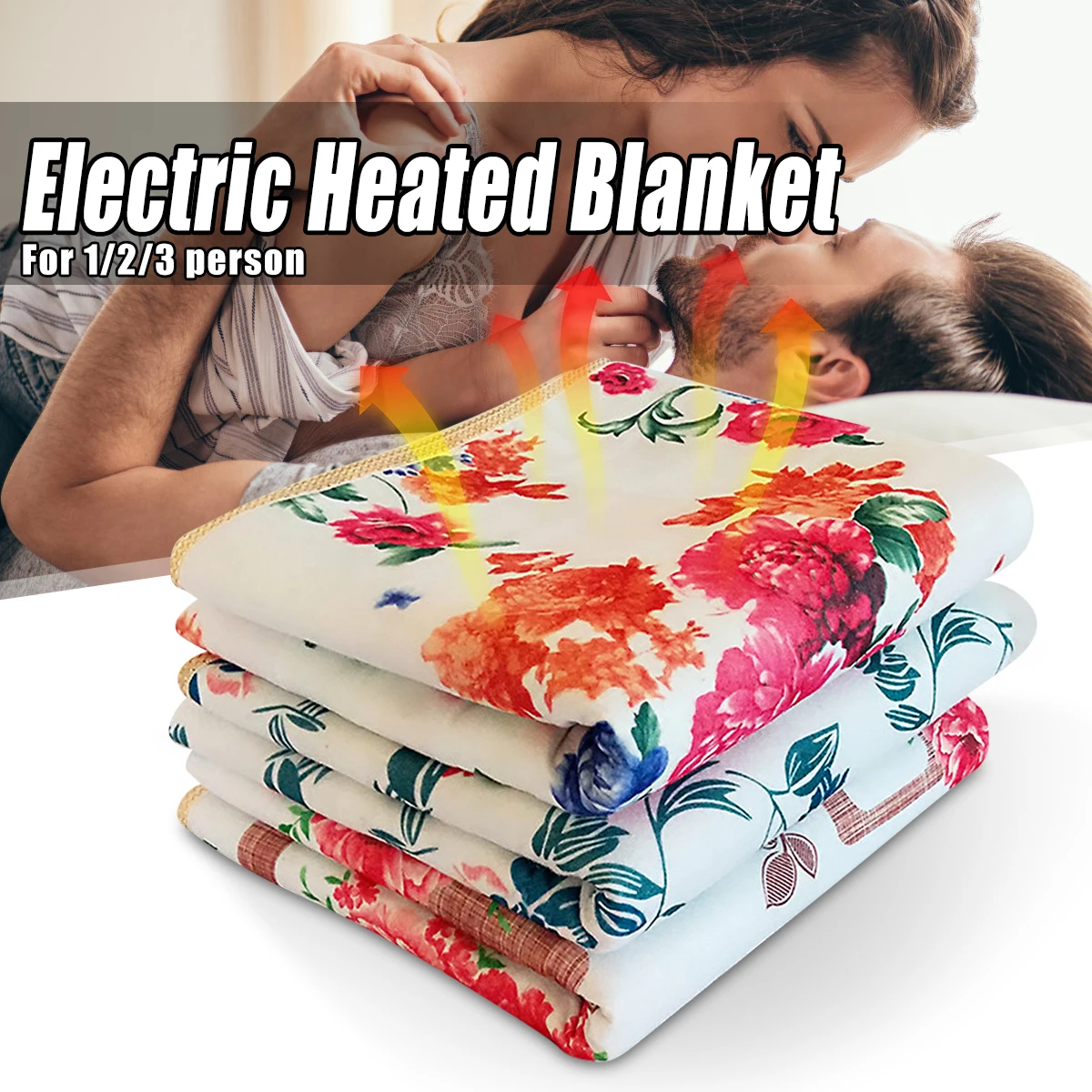 Портативное удобное электрическое одеяло удобный обогреватель для спальни