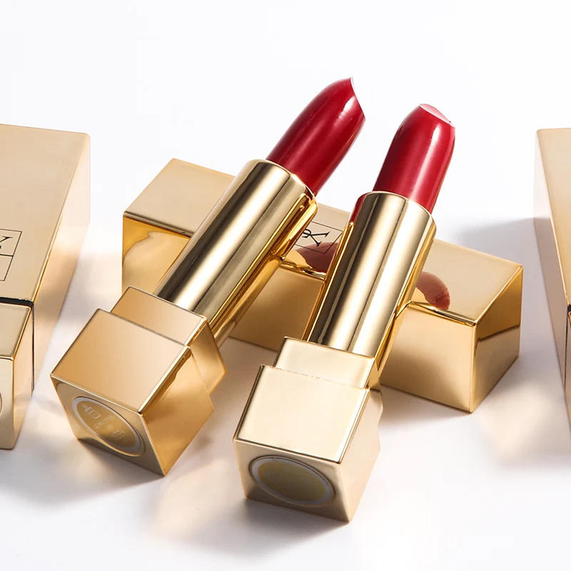 Deep Red Series Sexy Lipstick Long Lasting Pigments Lip Makeup Moisturizing Non-stick Maquiagem N |