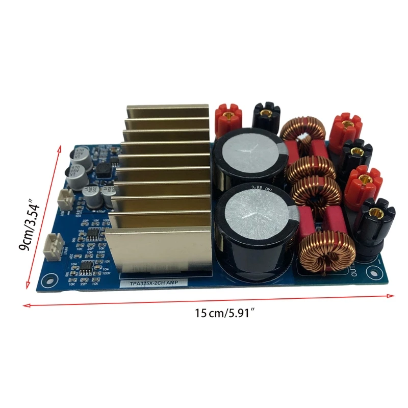 

TPA3251D2 Digital Power Amplifier Board 175W+175W Stereo HiFi Amplifer 1XCB