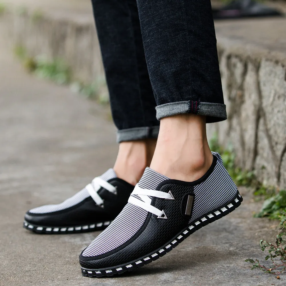SOLI2/Лидер продаж мужская повседневная обувь легкая дышащая лоферы сезон