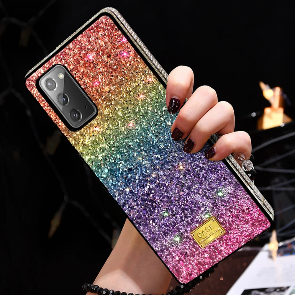 Роскошный блестящий чехол со стразами для телефона Samsung Galaxy S20 FE S10 S21 Plus Note 20 Ultra 10