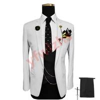 handsome one button groomsmen notch lapel groom tuxedos men suits weddingprom best blazer jacketpantsvesttie b397
