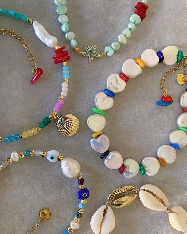 Лучший друг vsco девушка collares de moda цепочка культивированный настоящий натуральный жемчуг пресноводный жемчуг кулон бритва ожерелье для женщин