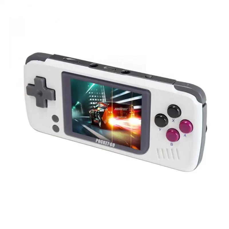Игровая консоль V2 PocketGo в стиле ретро приставка с экраном 2 4 дюйма картой TF 32 ГБ