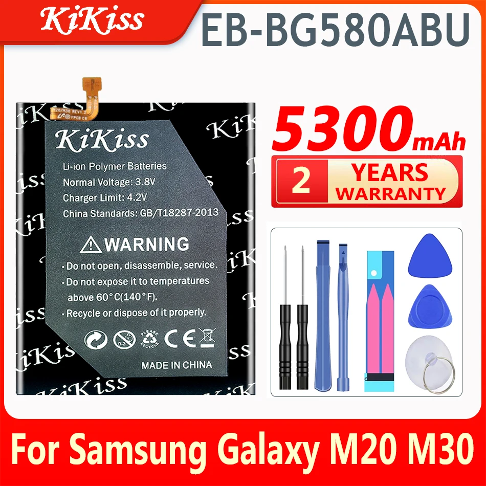 

Аккумулятор для Samsung Galaxy M20 M30, 5300 мАч