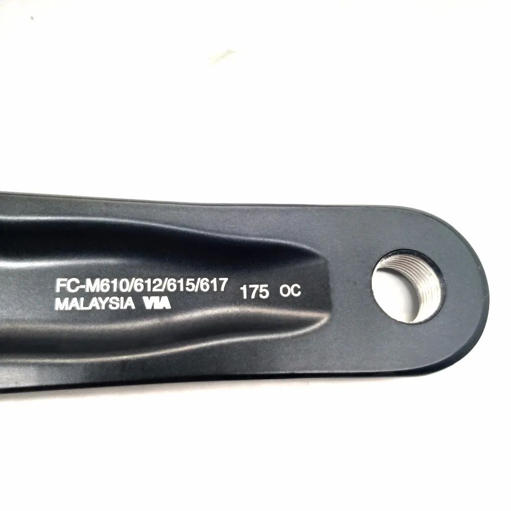 DEORE FC M612 шатун 170 мм/175 мм шатун 40 т цепь с BB52 Нижний Кронштейн 10/30 скорость MTB горный велосипед звездочка