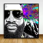 Музыкальный альбом Рик Росс Mastermind, музыкальная Обложка, музыкальный постер, Настенная Картина на холсте для гостиной, домашний декор без рамки