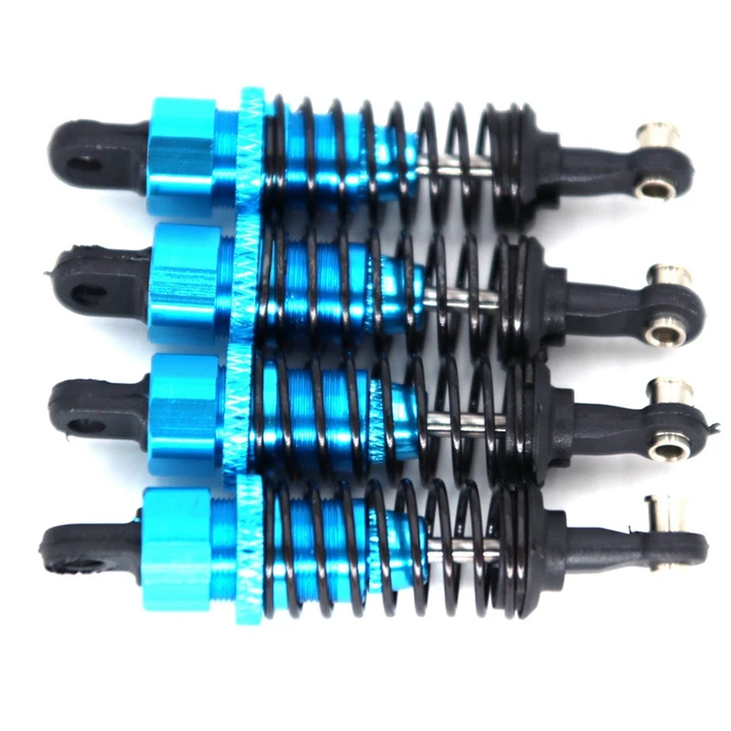 

2 Set RC Car Part: 1 Set Aluminum Shock Absorber & 1 Set Metal Bottom Plate with Accessories