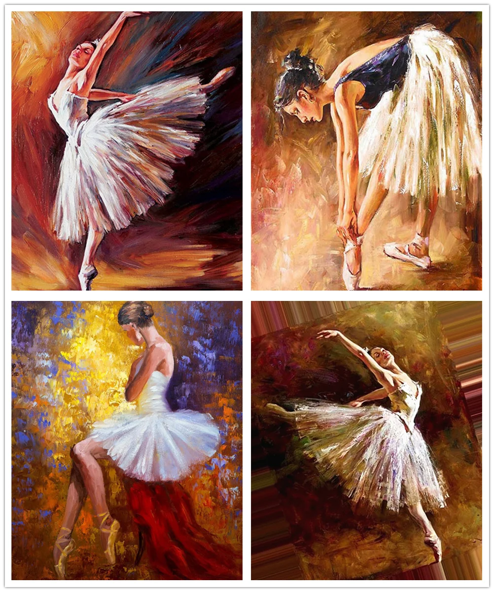 Алмазная живопись балерины алмазная вышивка Набор для вышивки балериной стразы