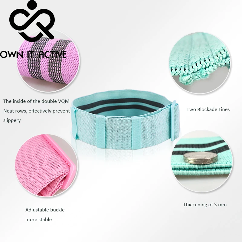 Пояс эластичный нескользящий женский для фитнеса и тренировок | Спорт