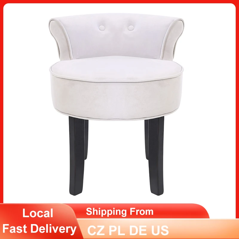 Стул для одевания обеденный стул из цельной древесины макияжа дома спальни офиса