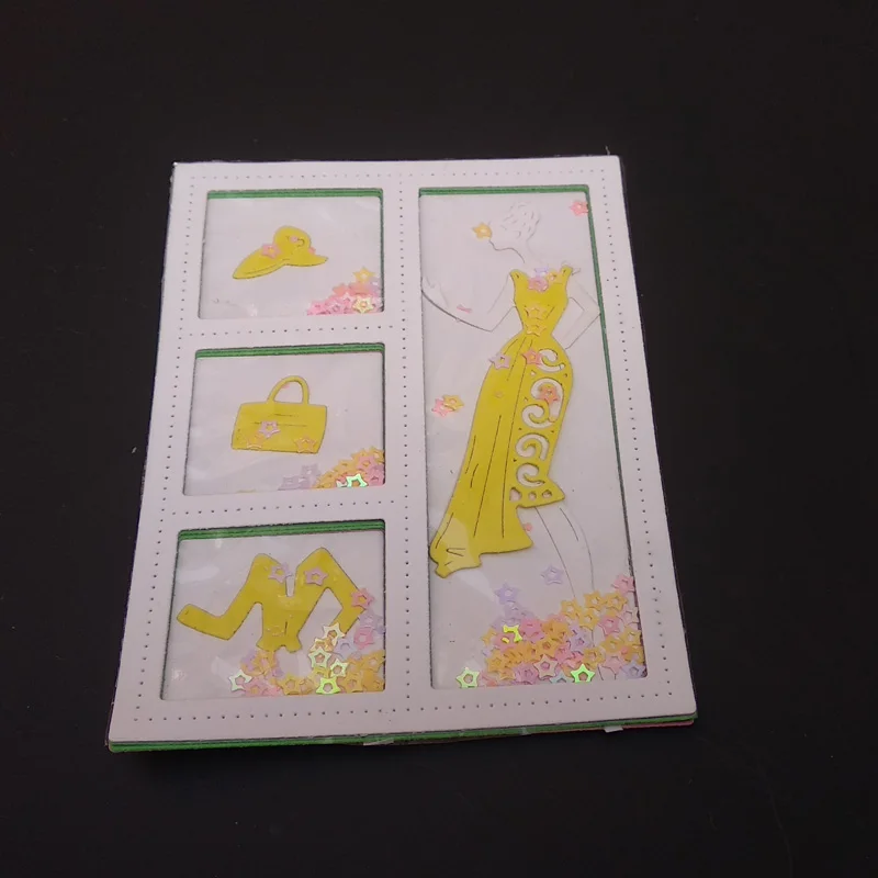 Ремесленные штампы для скрапбукинга разделительная фотография прямоугольные