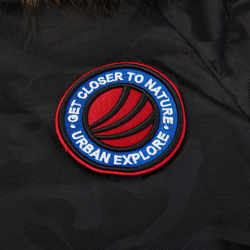 BOSIDENG зимняя куртка с гусиным пухом Мужское пальто воротником из натурального