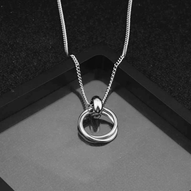 Мужское ожерелье мужское новое для мужчин и женщин простое короткое из