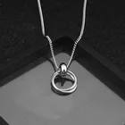 Мужское ожерелье, новое ожерелье для мужчин и женщин, простое короткое ожерелье из нержавеющей стали, мужское ожерелье в Корейском стиле, K-POP