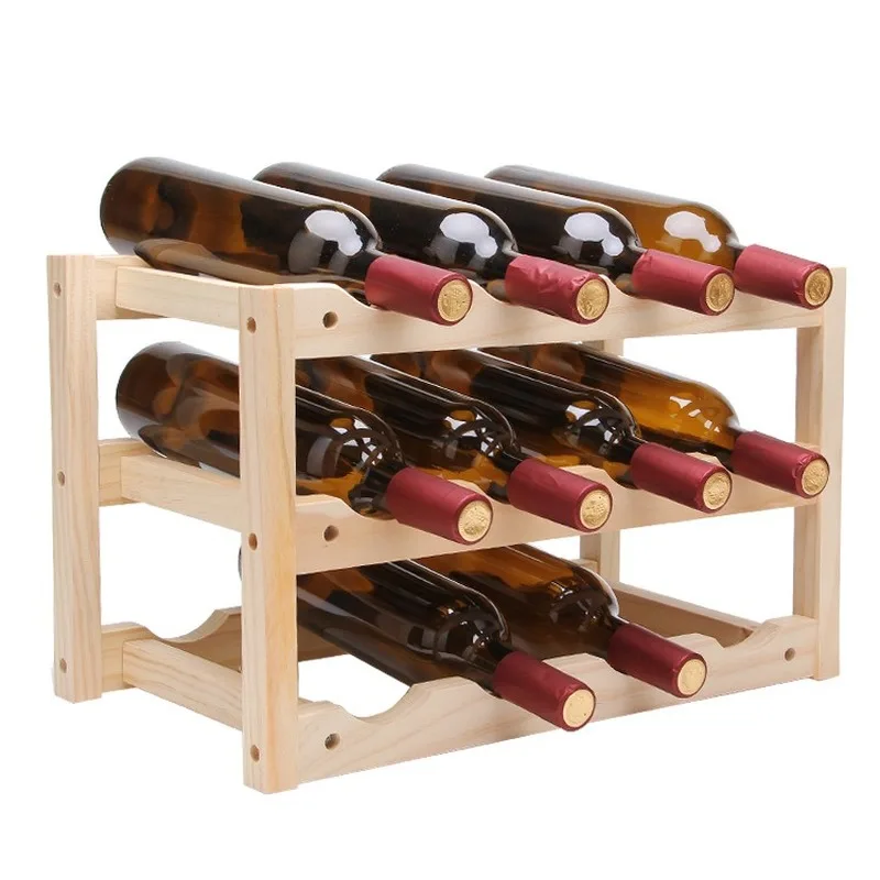 

12 bottle rack wall wine racks wooden wine holder wine-bottle holder wine cooler wooden bottle rack