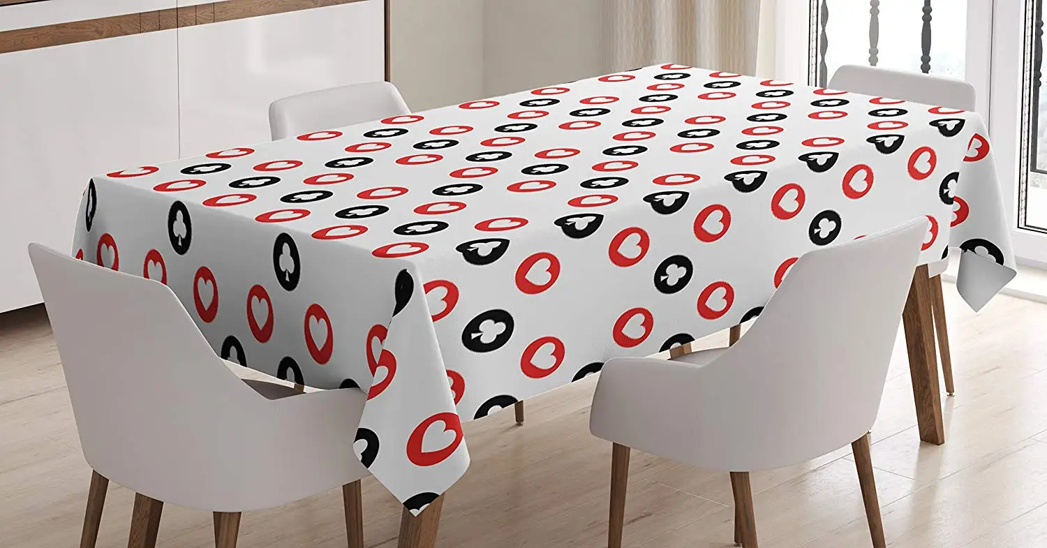 Казино скатерть пятнистым узором игральные карты блэкджек игровой украшения