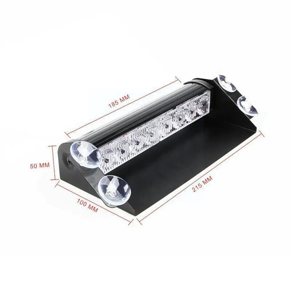 Полицейский стробоскоп с 8 светодиодный дами 12 В автомобильный козырек мигающие