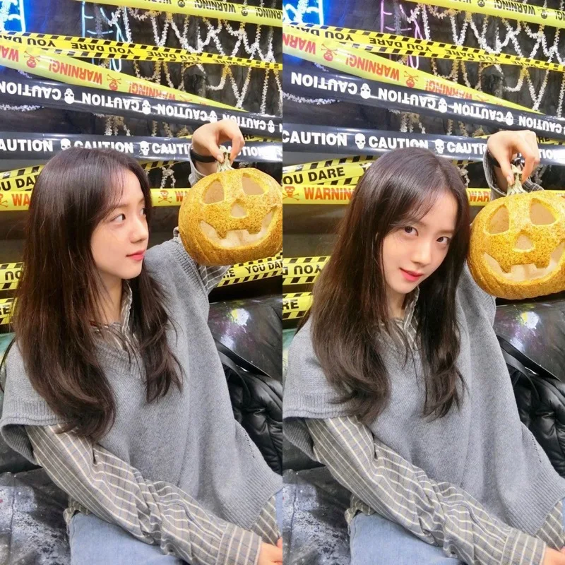 Kpop корейские знаменитости Хэллоуин темно серый вязаный жилет с V образным