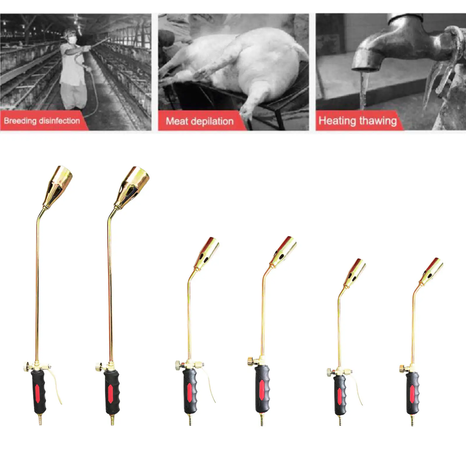 

Blow Torch Burner Propane Gas Torch Kitchen Ice-Melting BBQ Heating Camping Cooking Charcoal Flame Gun Lighter