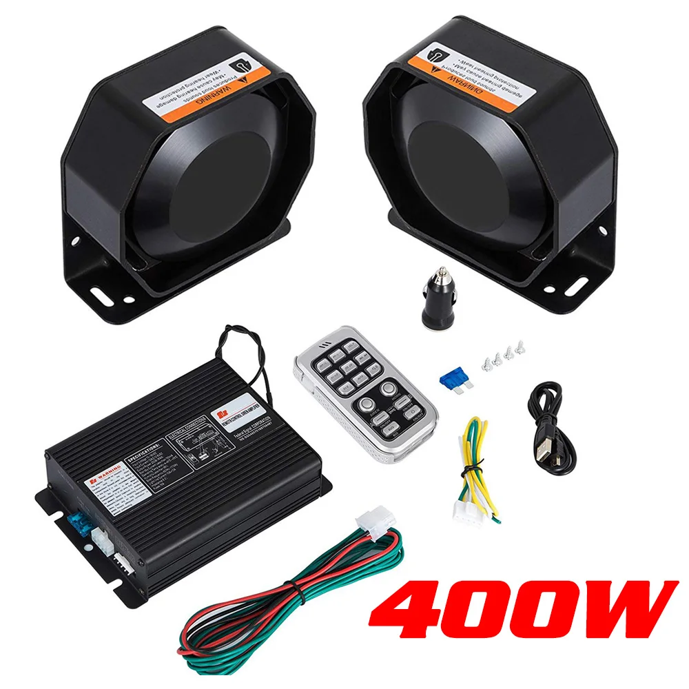 400 Вт полицейской сирены 11 Автомобильная сирена на Предупреждение аварийной