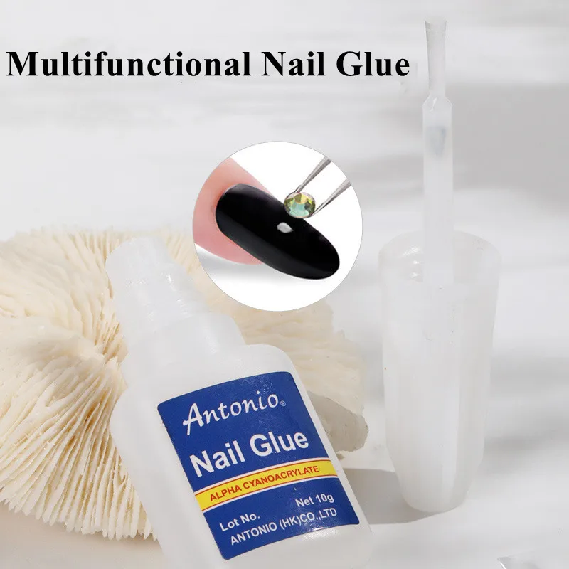 

Fast-Dry Nail Glue Acrylic Decoration With Brush False Nail Glue Nail Care Tool nail Art Glue Rhinestone Nail Glue Manicure Tool