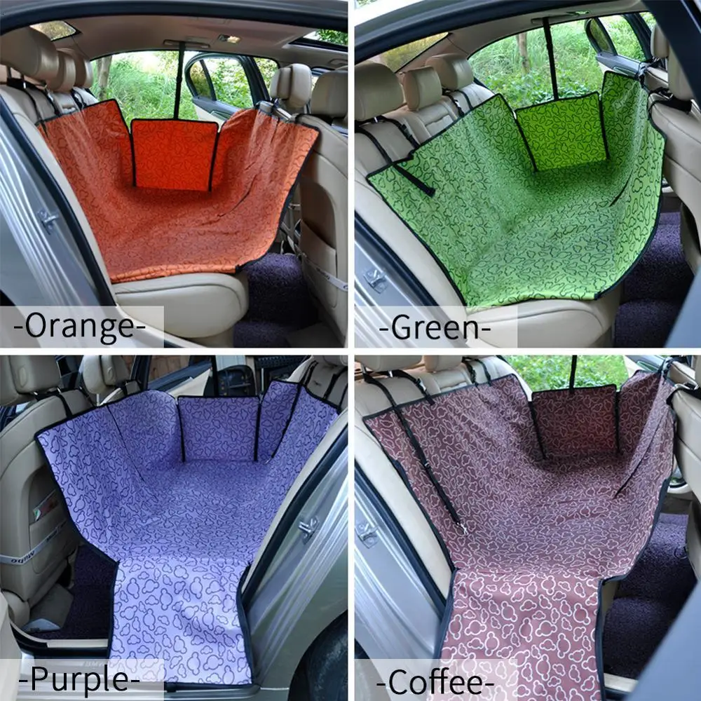 1х чехол для сиденья домашних животных с рисунком лапы непромокаемый матрасик