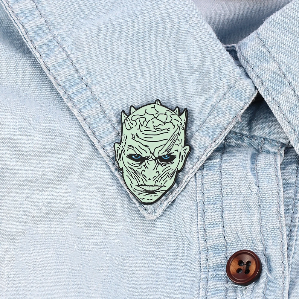 Брошь Игра престолов Ночной король цинковый сплав металлические эмалированные