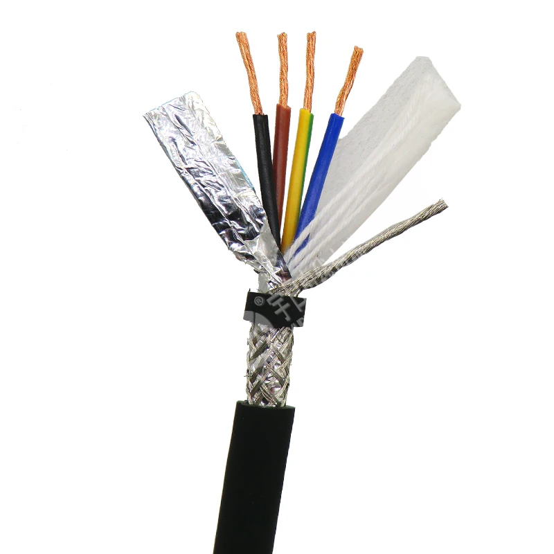 Экранированный буксирный провод 4 ядра ммм² гибкий тройной Цепной кабель высокой