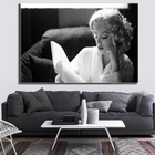 Абстрактный Черный и белый Сексуальная красивая Картина на холсте женщина Плакаты и принты настенные картины принты для домашнего декора