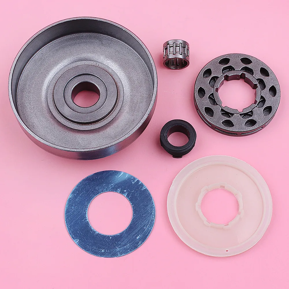 Сцепление барабан 3/8 10 зубцов звезда обода для пилы Husqvarna 66 266 268 272 защитный щит от пыли, шайба, зубчатая передача цепной пилы заменить деталь