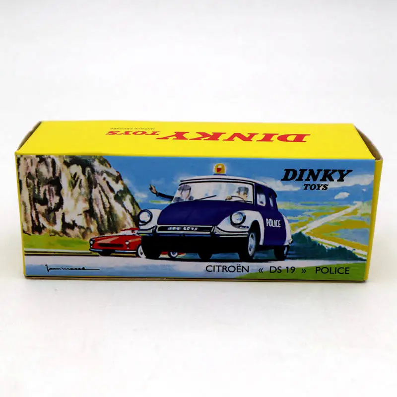 Атлас 1/43 Dinky игрушки 501 Citroen DS 19 модели полиции литые коллекционные автомобили