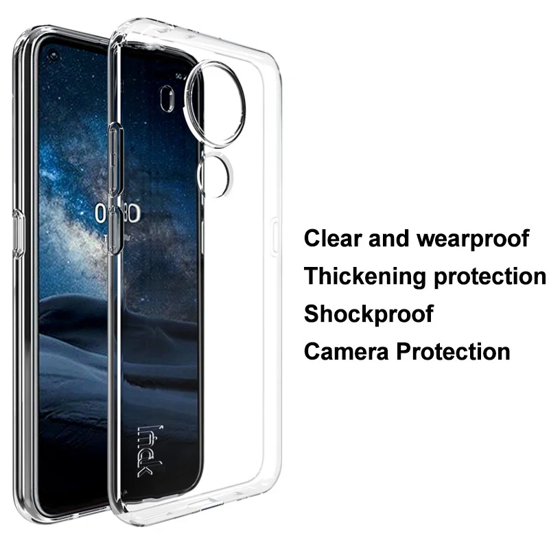 Прозрачный чехол IMAK из ТПУ для Nokia 5 4 мягкий силиконовый