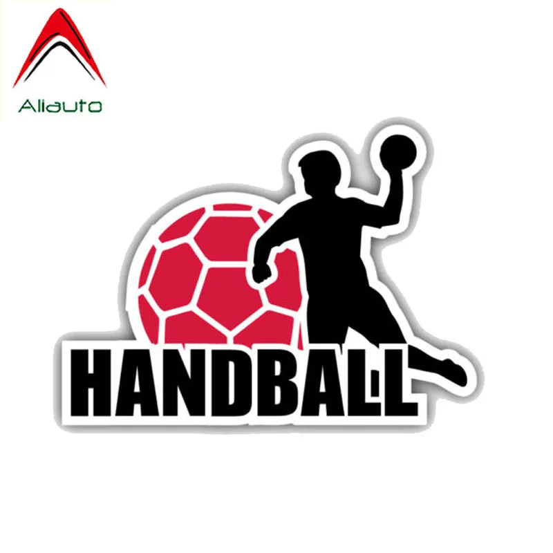 

Aliauto Automobile Motorcycle Car Sticker Interesting Sport Handball Label PVC Refective Sunscreen Waterproof Decal,12cm*8cm