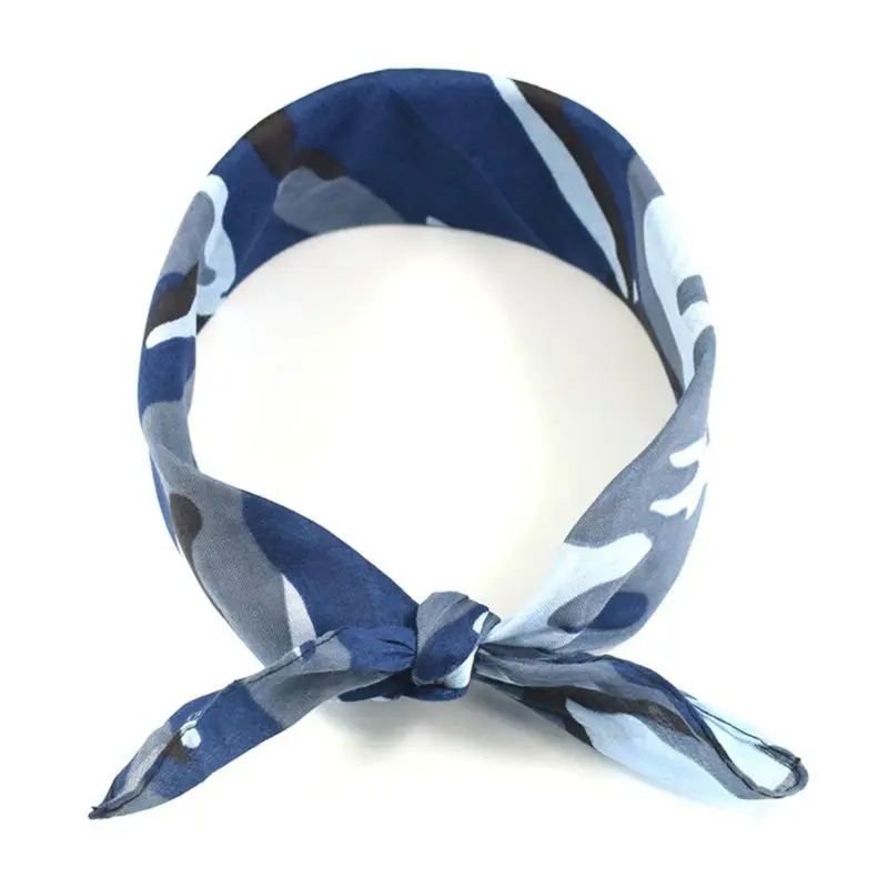 Хлопковая бандана унисекс с камуфляжным принтом Военная Тактическая повязка на