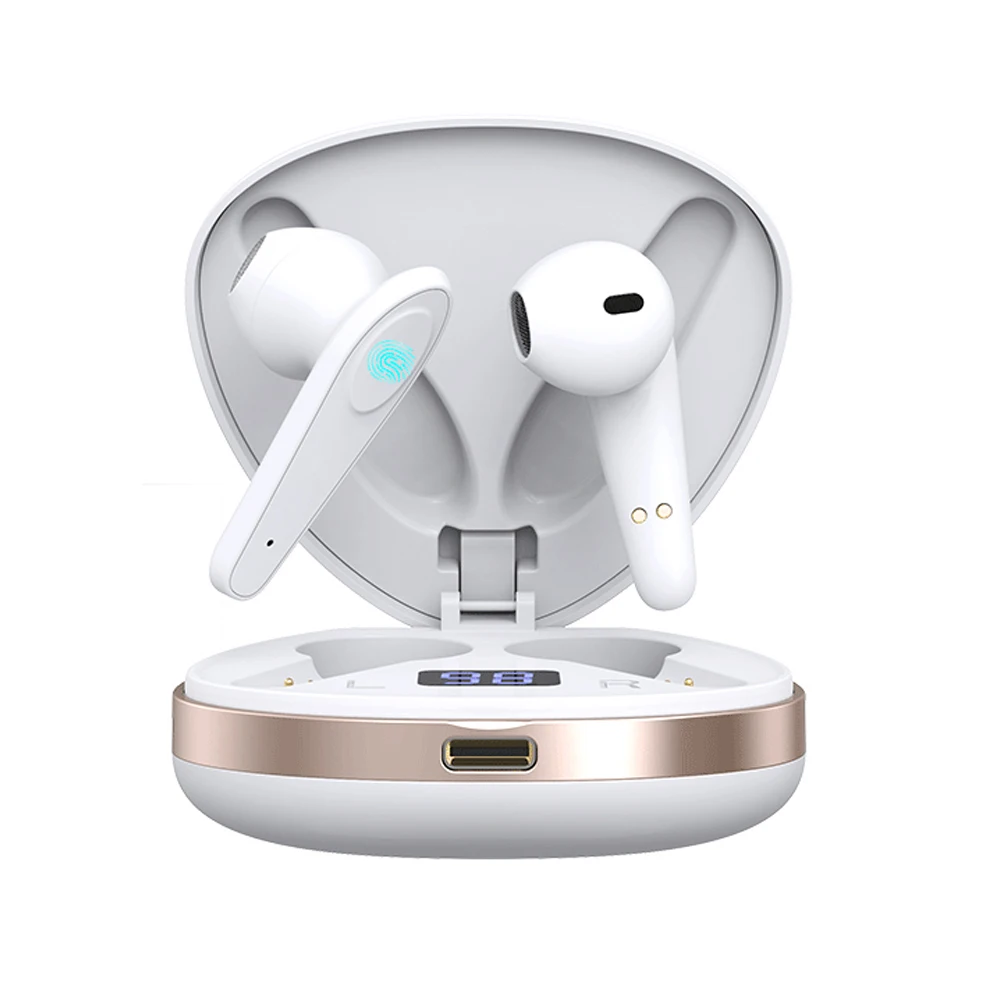 

TWS Bluetooth 5.0 Earphone Noise Reduction 9D Stereo Headset Sports Waterproof Wireless Headphones With Mic Music In-ear Earbuds