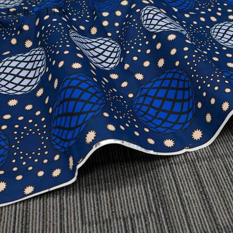 Lychee Life 1 ярд нигерийская анкарская африканская полиэфирная ткань настоящая